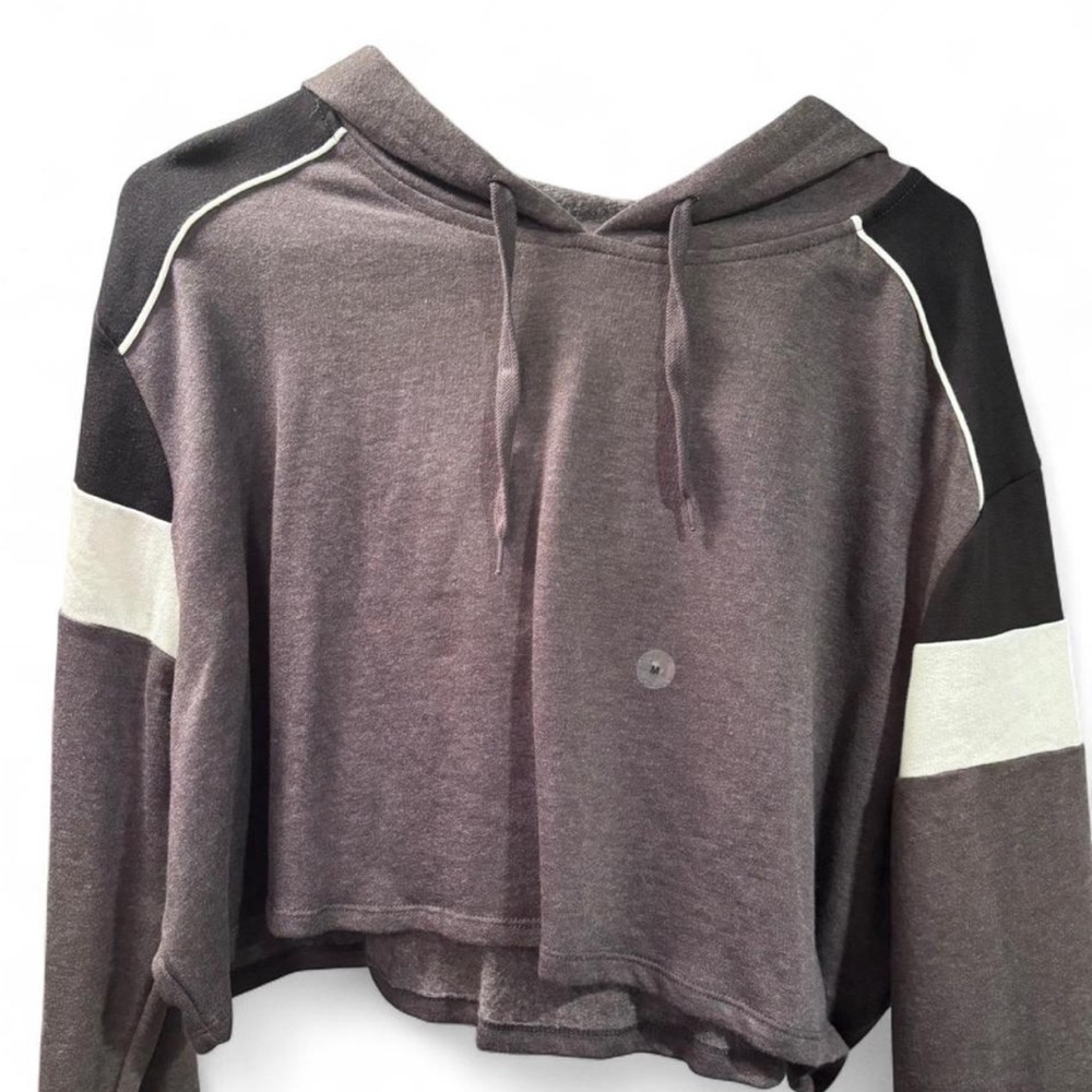 Aeropostale Gray and Black Hoodie